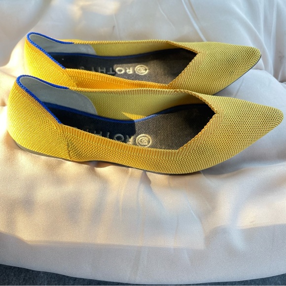 Rothy’s The Point Sunflower size 7.5 - Picture 3 of 6